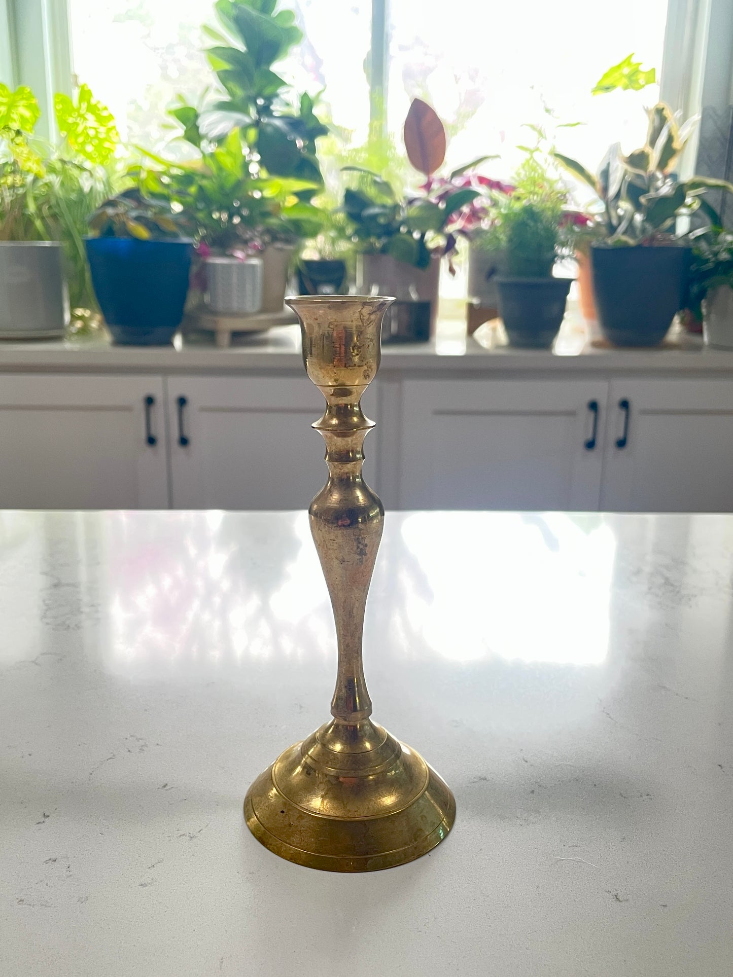 Vintage Brass Candle Sticks (set of 4) - Made in India and Taiwan