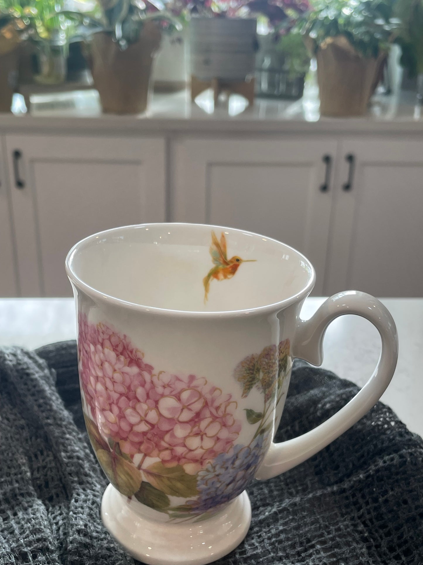 Grace Bone China Hummingbird Floral (tea cup)