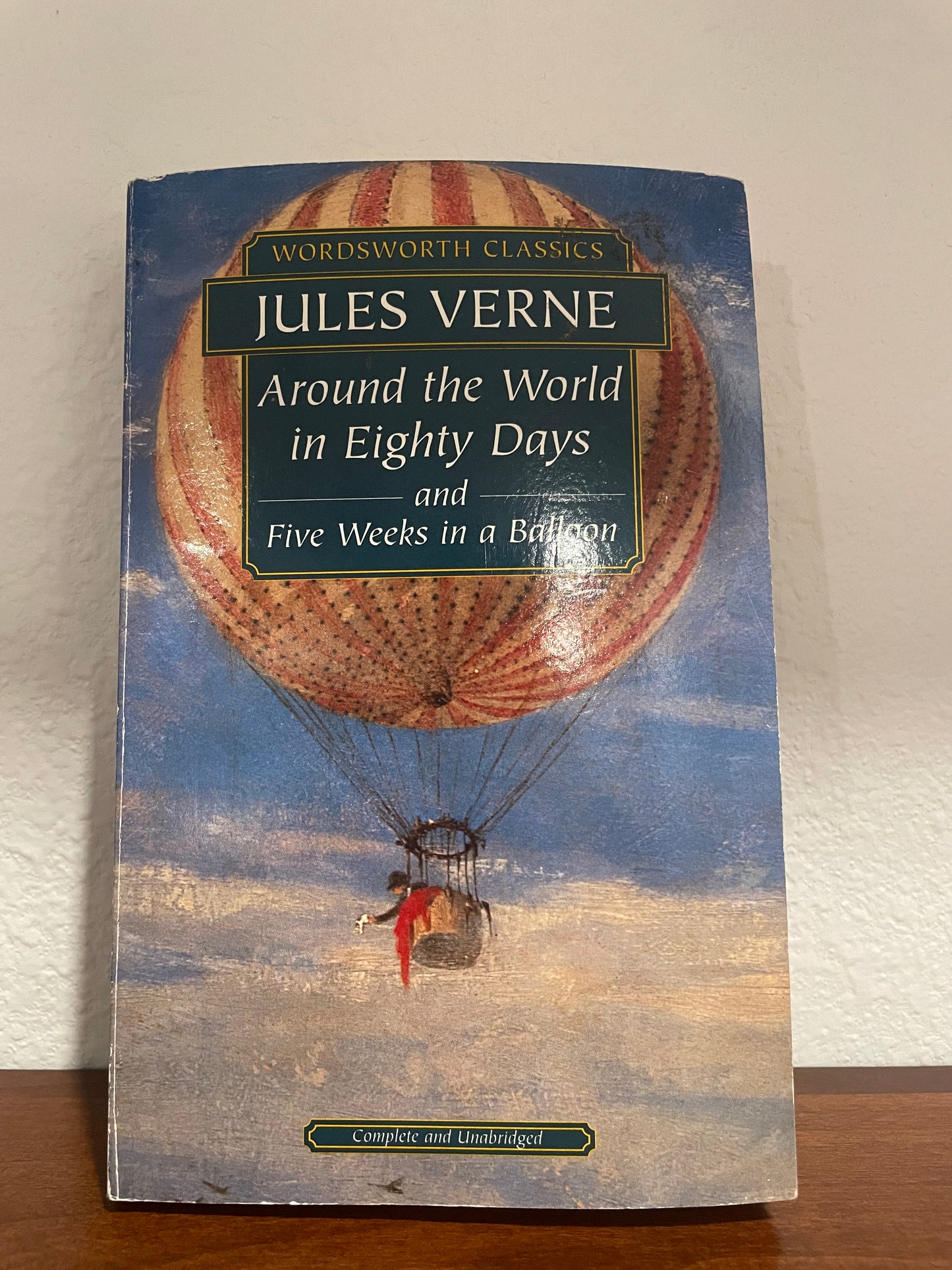 Around the World in Eight Days & Five Weeks in a Balloon (used book)