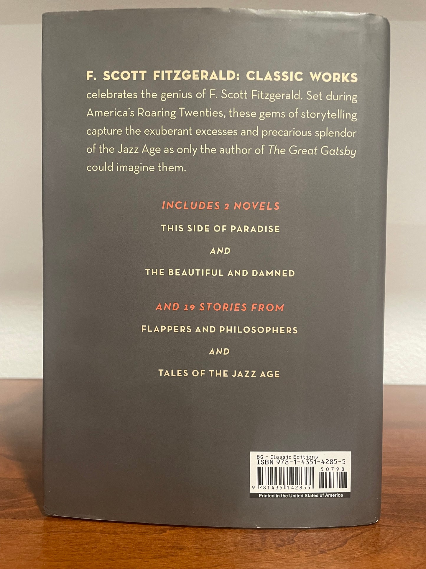 Classic Works F. Scott Fitzgerald (used book)