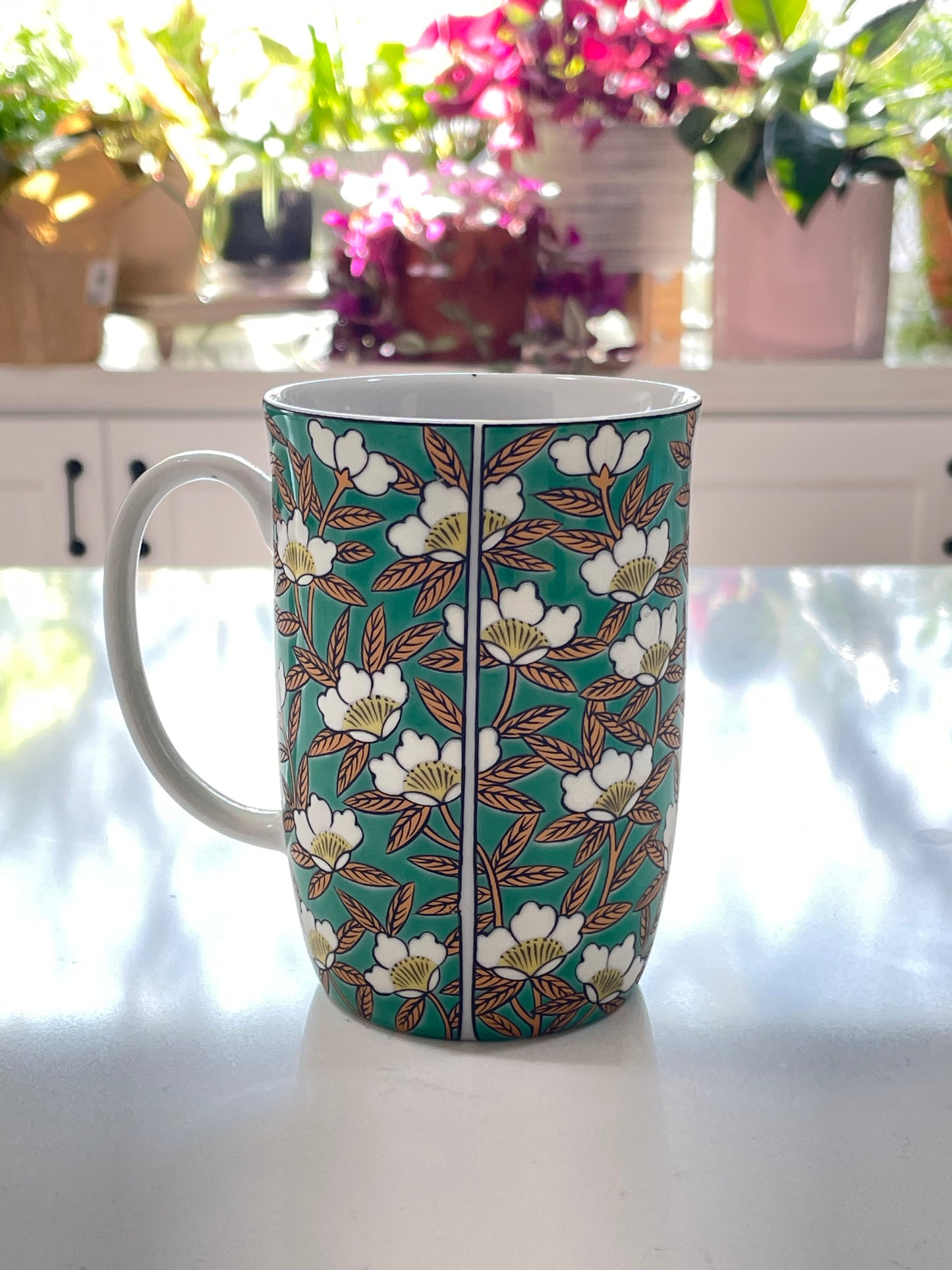 Porcelain Kyomizu Yunomi Mug