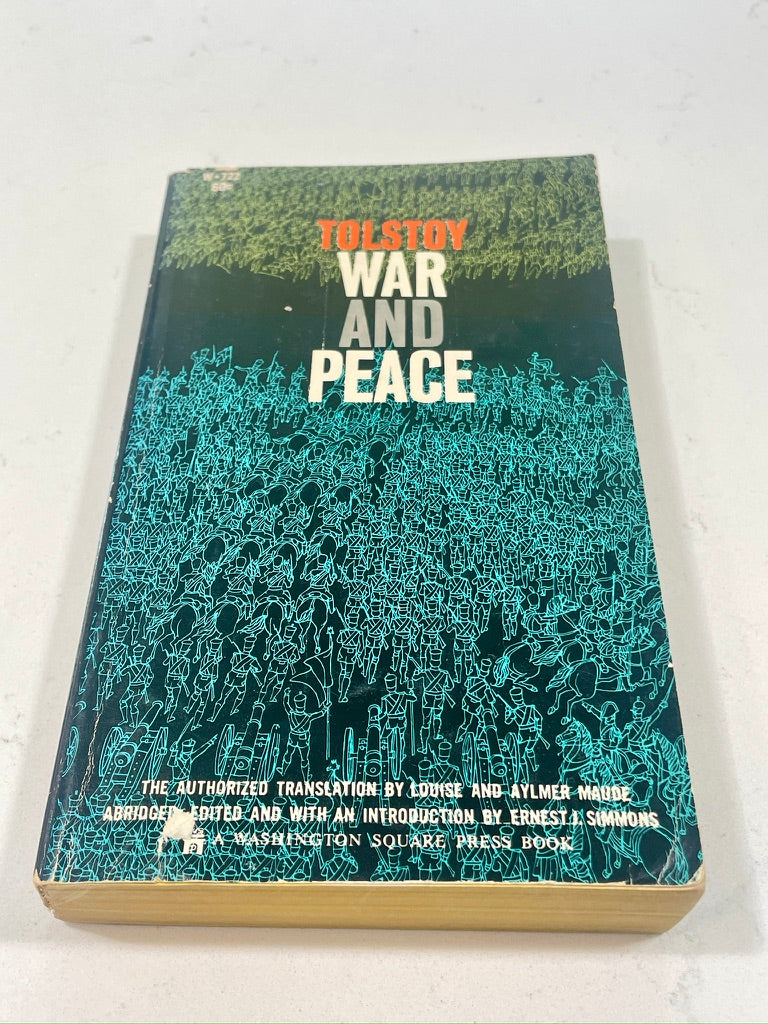 War and Peace written by Tolstoy