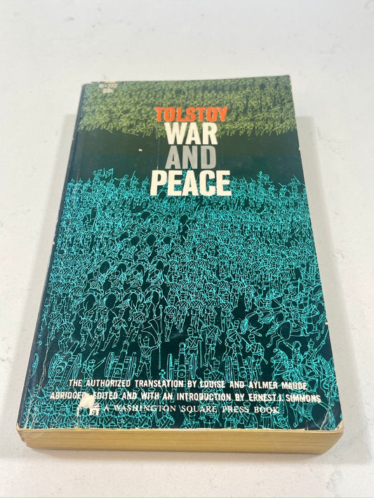 War and Peace written by Tolstoy