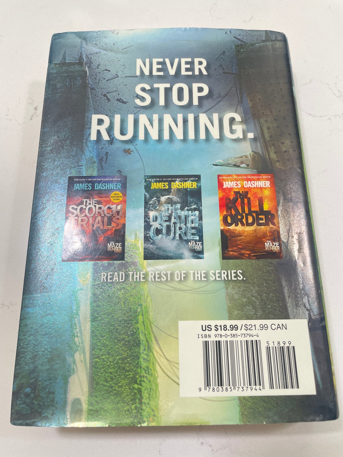 The Maze Runner by James Dashner (secondhand book)