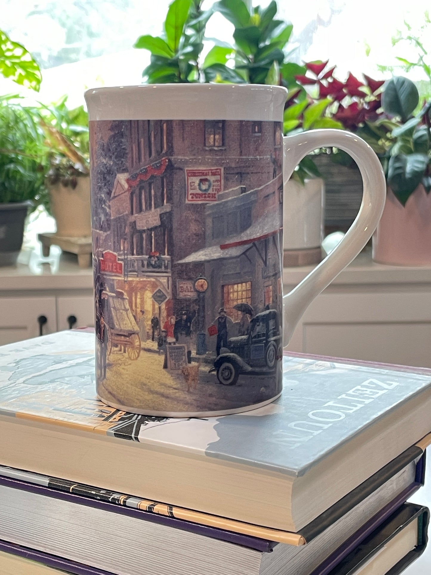 Vintage Thomas Kinkade Christmas Morning Mug (DesignPac)