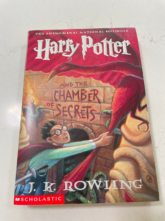 Harry Potter and the Chamber of Secrets by JK Rowling (secondhand book)