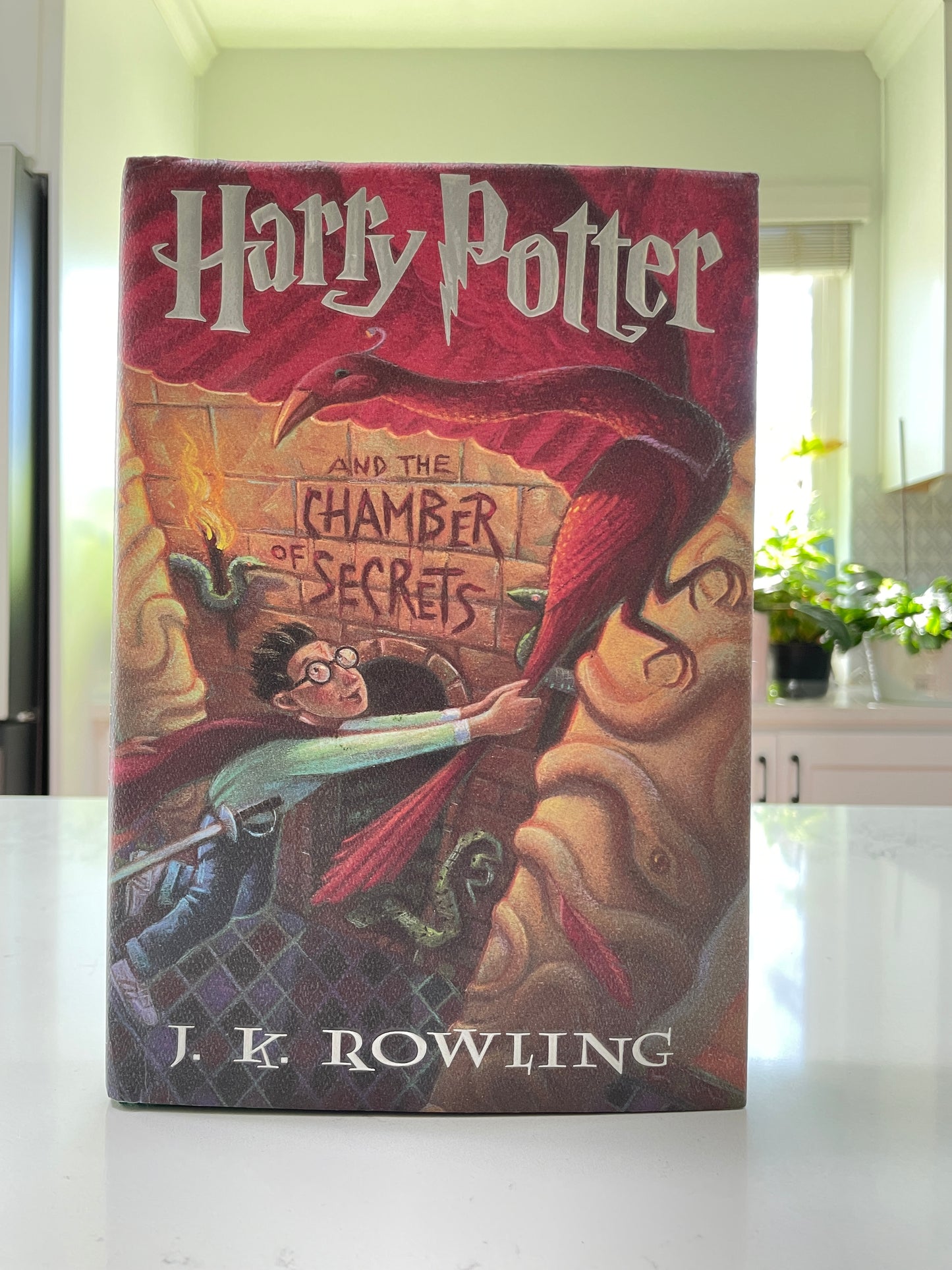 Harry Potter and the Chamber of Secrets by J.K. Rowling (hardcover secondhand book)