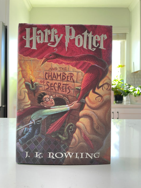 Harry Potter and the Chamber of Secrets by J.K. Rowling (hardcover secondhand book)