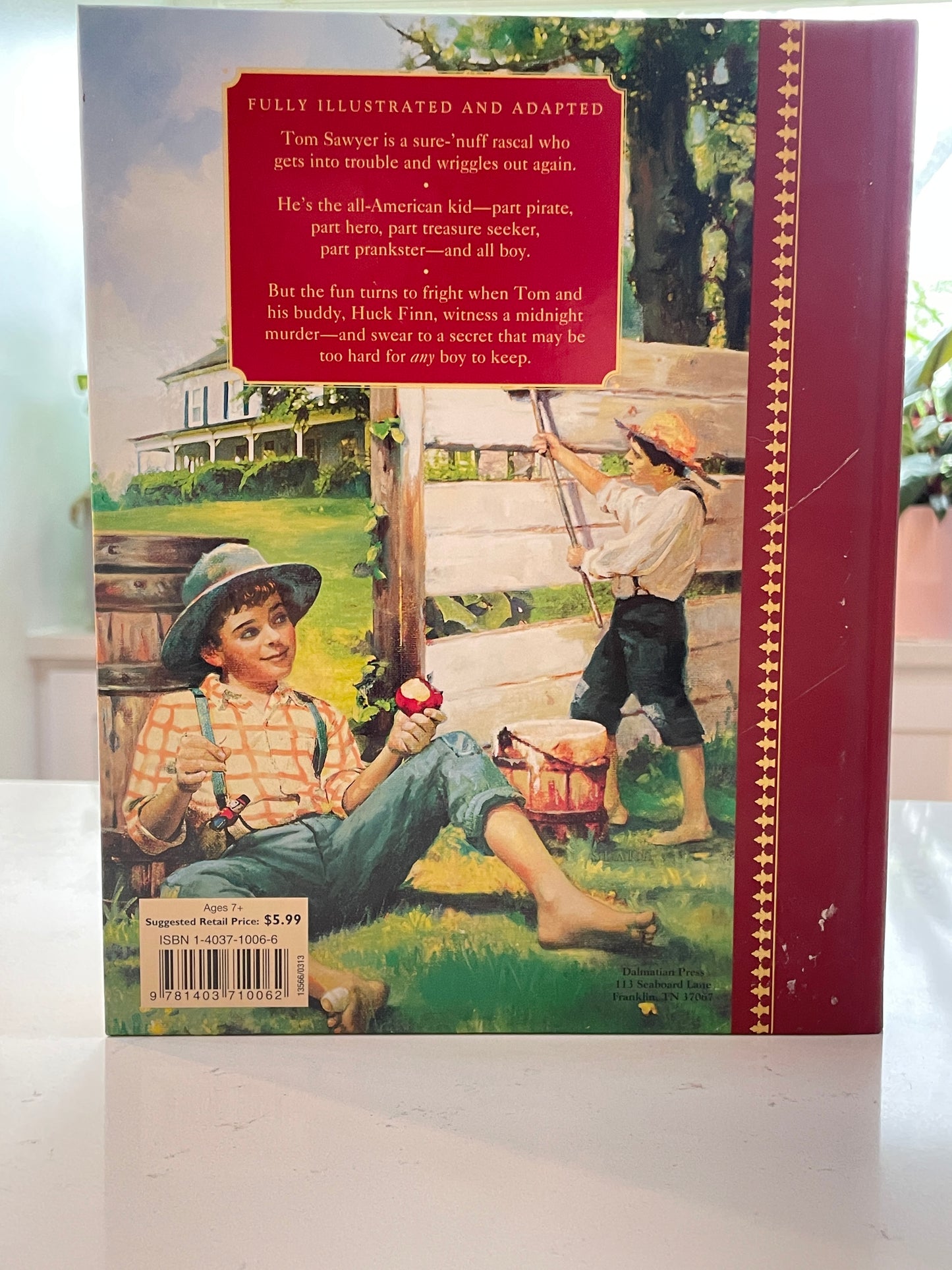 The Adventures of Tom Sawyer by Mark Twain (used book)