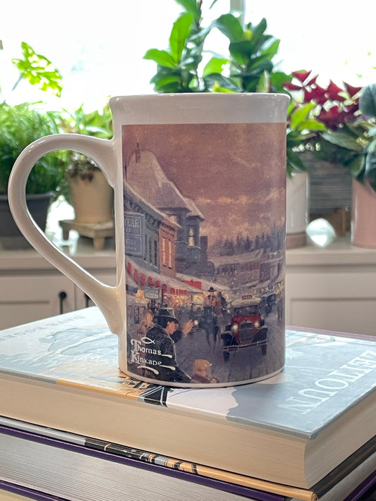 Vintage Thomas Kinkade Christmas Morning Mug (DesignPac)