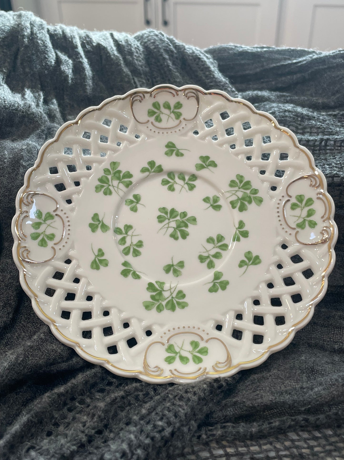 Grace Teaware Shamrock Cup & Saucer