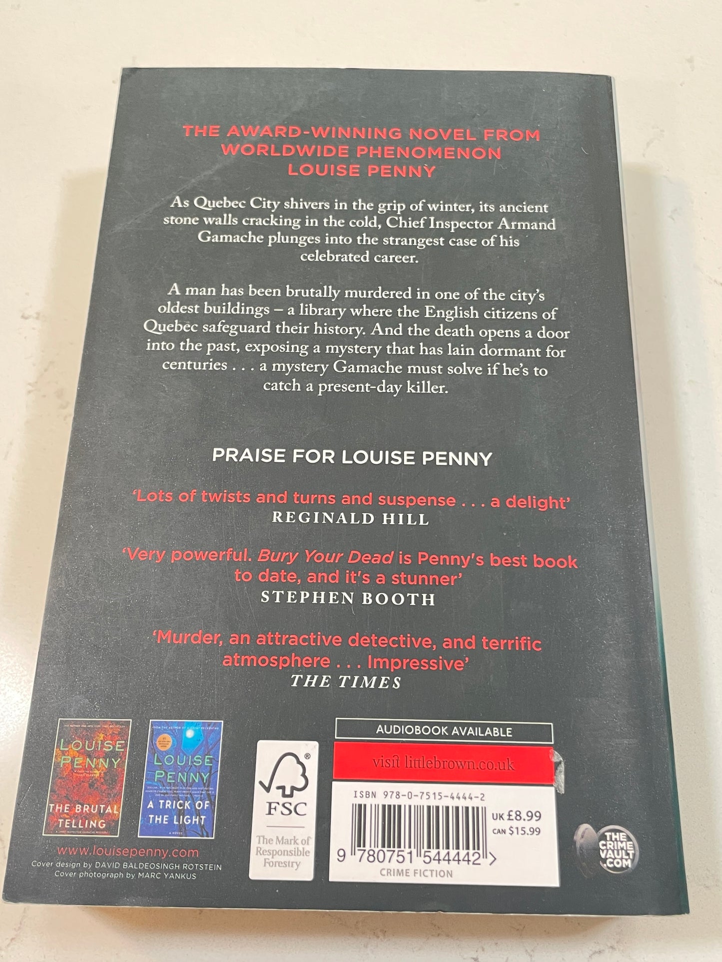 Bury Your Dead by Louise Penny (secondhand book)