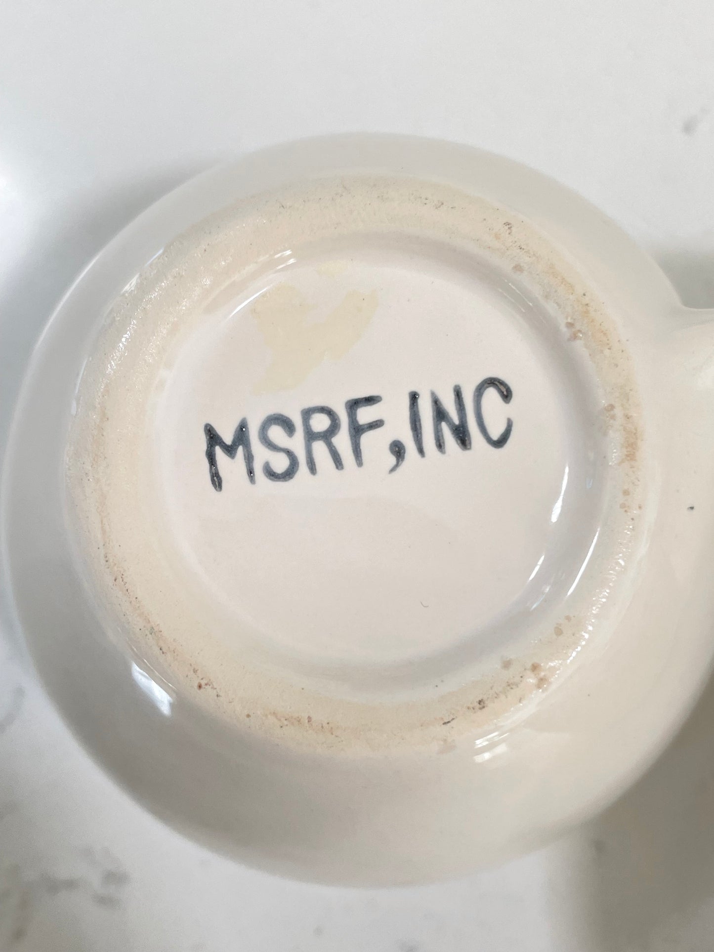 Vintage MSRF Tea Cups (pair of cups)