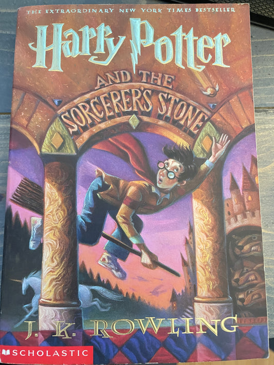 Harry Potter and the Sorcerer's Stone by J.K. Rowling (secondhand book)