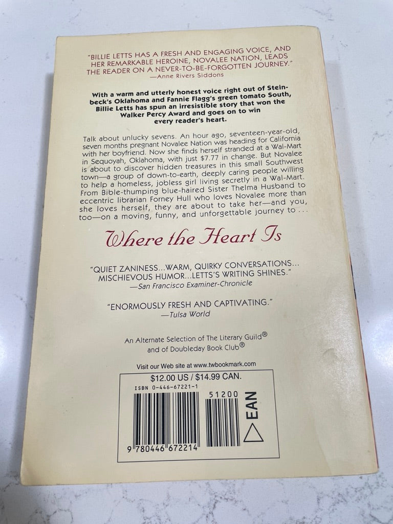 Where the Heart Is by Billie Letts (used book)