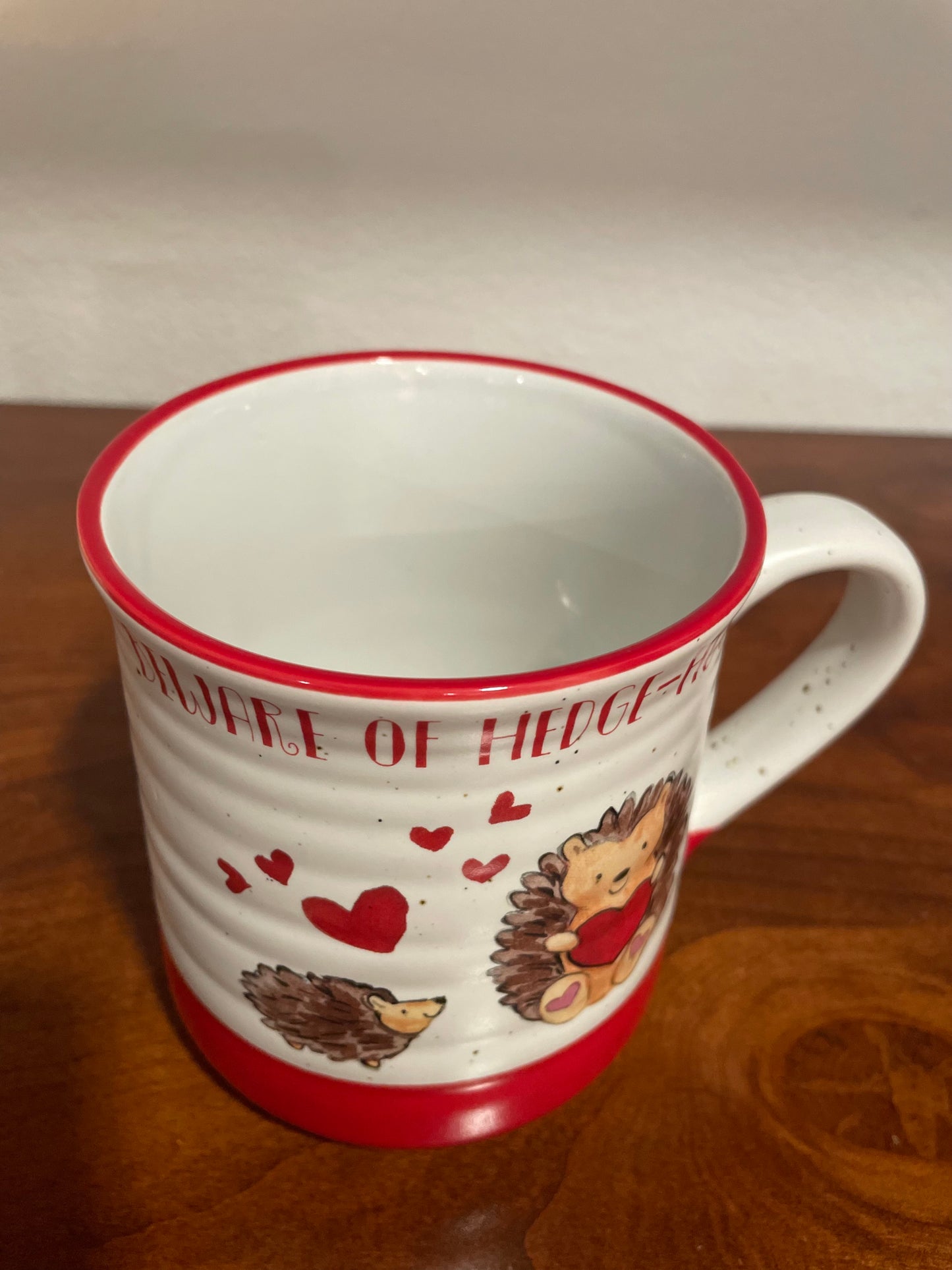 Sheffield Home Ceramic Mug Hedge Hog Valentine's Theme